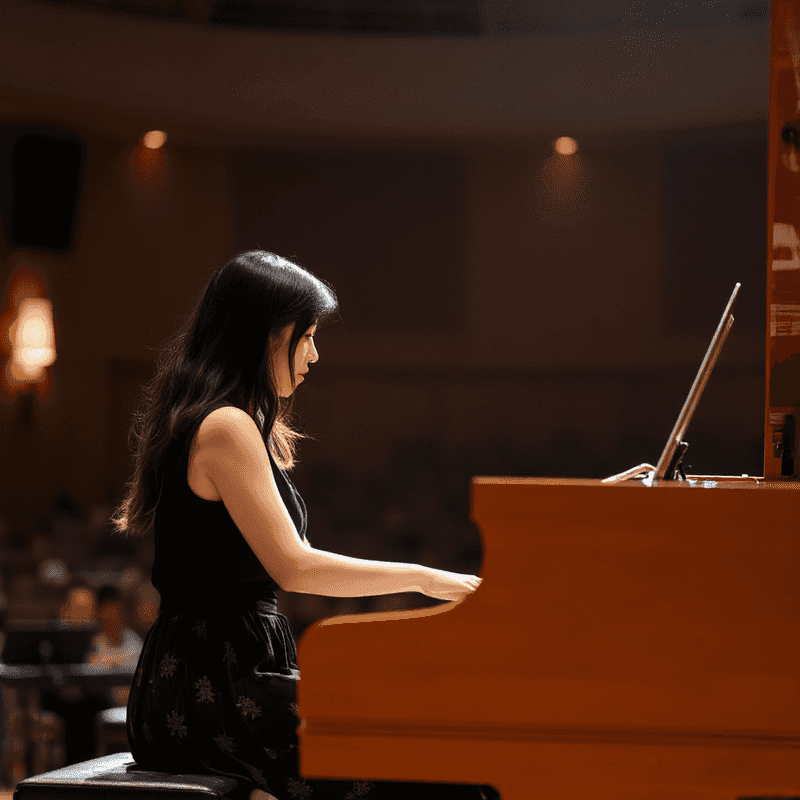 an asian woman performing piano on stage.png